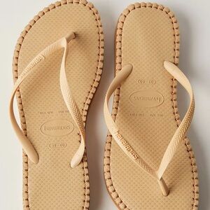 NWT Free People X Havaianas Crochet Sandals 🩴 🌞